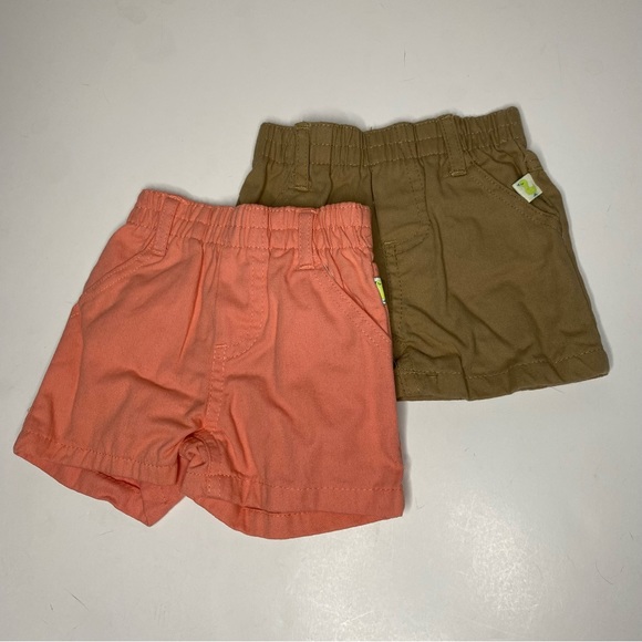 2 sets Baby Boy Shorts Size 0-3M - Picture 1 of 7